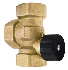 Bell & Gossett - 1" Pipe, Brass Manually Operated Plumbing Valve - Buna Seal, FNPT - Benchmark Tooling