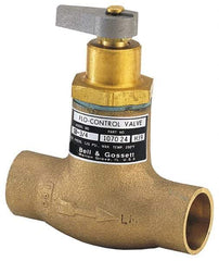 Bell & Gossett - 3/4" Pipe, Bronze Manually Operated Plumbing Valve - Buna Seal, Sweated - Benchmark Tooling