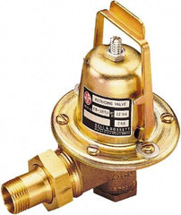 Bell & Gossett - 1/2" Inlet, 1/2" Outlet, Female Union x FNPT, Pressure Reducing Valve - 125 Max psi, Lead Free Brass - Benchmark Tooling
