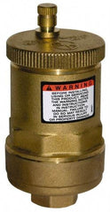 Bell & Gossett - 1/2" Pipe High Capacity Air Vent Air Vent - 150 Max psi, NPTF End Connection, 4-1/2"x9-5/8" - Benchmark Tooling