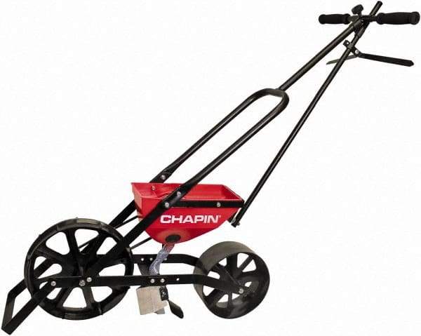 Chapin - 5 Lb Powder Coated Steel Walk Behind Broadcast Landscape Spreader - 14" Poly Wheels - Benchmark Tooling