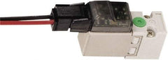 ARO/Ingersoll-Rand - Solenoid Actuator, Spring Return, 2 Position, Body Ported Solenoid Air Valve - 110 VAC Input, 0.01 CV, 3 Way, 100 psi, 122° Max Temp, 44° Min Temp - Benchmark Tooling