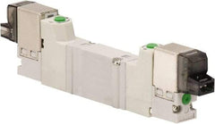 ARO/Ingersoll-Rand - Solenoid Actuator, Solenoid Return, 2 Position, Body Ported Solenoid Air Valve - 24 VDC Input, 0.2 CV, 4 Way, 100 psi, 122° Max Temp, 44° Min Temp - Benchmark Tooling