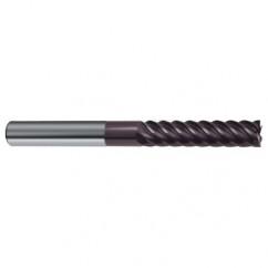 1/2" Dia. - 4-1/2" OAL - 45° Helix Firex Carbide End Mill - 6 FL - Benchmark Tooling