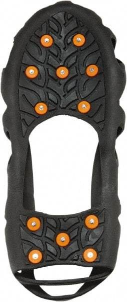 Ergodyne - Size XL, (Women's Size XL) Strap-On Cleat - Steel Studs Traction, Black - Benchmark Tooling