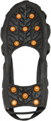 Ergodyne - Size L, (Women's Size L) Strap-On Cleat - Steel Studs Traction, Black - Benchmark Tooling