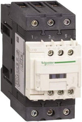 Schneider Electric - 3 Pole, 120 Coil VAC at 50/60 Hz, 65 Amp at 440 VAC, Nonreversible IEC Contactor - CCC, CSA, CSA C22.2 No. 14, EN/IEC 60947-4-1, EN/IEC 60947-5-1, GOST, RoHS Compliant, UL 508, UL Listed - Benchmark Tooling