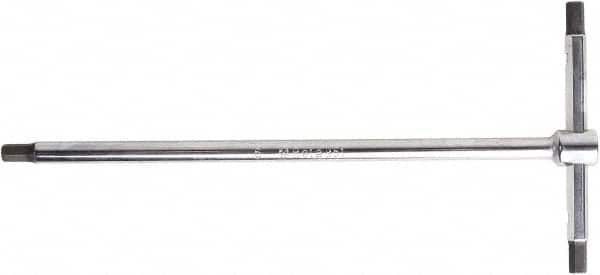 Beta - 5/16" Hex, Sliding T-Handle, Hex Key - 9-7/8" OAL, Steel, Inch System of Measurement - Benchmark Tooling