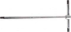 Beta - 2.5mm Hex, Sliding T-Handle, Hex Key - 6" OAL, Steel, Metric System of Measurement - Benchmark Tooling