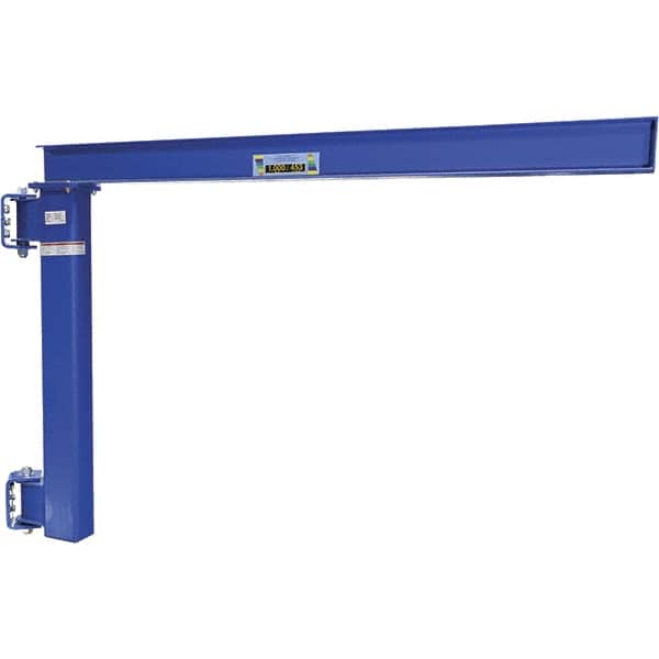Vestil - 1,000 Lb Load Capacity, Steel Jib Crane - 8' Span - Benchmark Tooling