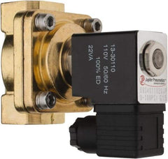 PRO-SOURCE - 3/4", 2/2 Way Stacking Solenoid Valve - 110 VAC, 8.78 CV Rate, 4.21" High x 3.54" Long - Benchmark Tooling