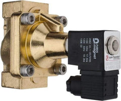 PRO-SOURCE - 1", 2/2 Way Steam Series Stacking Solenoid Valve - 110 VAC, 12 CV Rate, 4.98" High x 3.94" Long - Benchmark Tooling