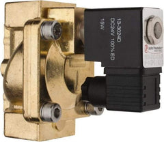 PRO-SOURCE - 3/4", 2/2 Way Stacking Solenoid Valve - 24 VDC, 12 CV Rate, 4.98" High x 3.78" Long - Benchmark Tooling