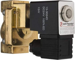 PRO-SOURCE - 3/8", 2/2 Way Stacking Solenoid Valve - 24 VDC, 4.5 CV Rate, 4.19" High x 2.83" Long - Benchmark Tooling