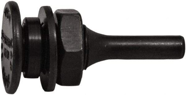 Tanis - 5/8" Arbor Hole to 1/4" Shank Diam Drive Arbor - For 3" Small Diam Wheel Brushes - Benchmark Tooling