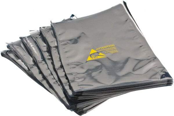 Value Collection - 10" Long x 6" Wide, 3 mil Thick, Clear Metalized Static Shield Bag - Metal-In - Benchmark Tooling