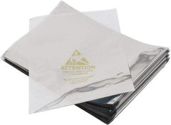 Value Collection - 8" Long x 5" Wide, 3 mil Thick, Clear Metalized Static Shield Bag - Metal-In - Benchmark Tooling