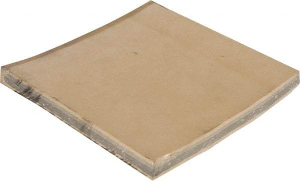 Made in USA - 12" Long, 12" Wide, Natural Gum Rubber Foam Sheet - 35 to 45 Durometer, Tan, -20 to 140°F, 3,000 psi Tensile Strength, Stock Length - Benchmark Tooling