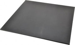 Made in USA - 12" Long, 12" Wide, Buna-N Rubber Foam Sheet - 35 to 45 Durometer, Black, -20 to 170°F, 800 psi Tensile Strength, Stock Length - Benchmark Tooling