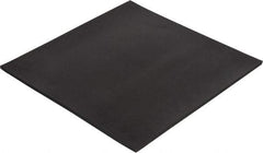 Made in USA - 12" Long, 12" Wide, Buna-N Rubber Foam Sheet - 35 to 45 Durometer, Black, -20 to 170°F, 800 psi Tensile Strength, Stock Length - Benchmark Tooling