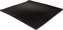 Made in USA - 12" Long, 12" Wide, Buna-N Rubber Foam Sheet - 50 to 60 Durometer, Black, -20 to 170°F, 900 psi Tensile Strength, Stock Length - Benchmark Tooling