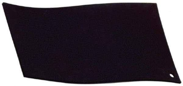 Made in USA - 12" Long, 36" Wide, 1/2" Thick, Neoprene Rubber Foam Sheet - 35 to 45 Durometer, Black, -20 to 220°F, 800 psi Tensile Strength, Cut-to-Length - Benchmark Tooling