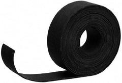 Made in USA - 1/4" Thick x 36" Wide Black Neoprene Rubber Roll - Cut to Length, Adhesive Back, 50 Shore A Durometer, 2,500 psi Tensile Strength, -20°F to 170°F - Benchmark Tooling