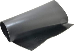 Made in USA - 24" Long, 12" Wide, Polyester-Reinforced Neoprene Rubber Foam Sheet - 50 to 60 Durometer, Black, -20 to 180°F, 1,000 psi Tensile Strength, Stock Length - Benchmark Tooling