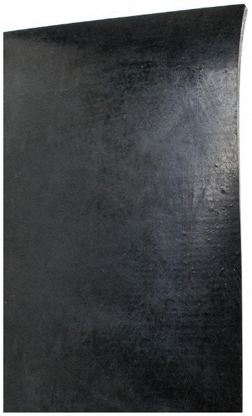 Made in USA - 48" Wide, Polyester-Reinforced Neoprene Rubber Foam Sheet - 50 to 60 Durometer, Black, -20 to 180°F, 1,000 psi Tensile Strength, Cut-to-Length - Benchmark Tooling