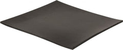 Made in USA - 12" Long, 12" Wide, Neoprene Spring Blend Rubber Foam Sheet - 65 to 75 Durometer, Black, -20 to 170°F, 1,000 psi Tensile Strength, Stock Length - Benchmark Tooling
