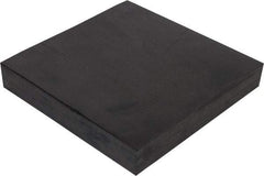 Made in USA - 12" Long, 12" Wide, Neoprene Spring Blend Rubber Foam Sheet - 65 to 75 Durometer, Black, -20 to 170°F, 1,000 psi Tensile Strength, Stock Length - Benchmark Tooling