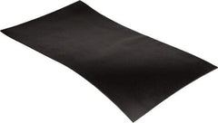 Made in USA - 24" Long, 12" Wide, EPDM Rubber Foam Sheet - 50 to 60 Durometer, Black, -40 to 240°F, 1,000 psi Tensile Strength, Stock Length - Benchmark Tooling