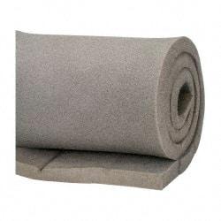 Made in USA - 54" Wide, Pyrell Polyurethane Foam Rubber Foam Sheet - Gray, -40 to 225°F, Plain Backing, Cut-to-Length - Benchmark Tooling