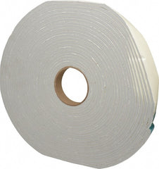 Made in USA - 50' x 1" x 1/4" Gray PVC Foam Roll - Benchmark Tooling