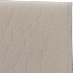 Made in USA - 54" Wide, Polyethylene Foam Rubber Foam Sheet - White, -110 to 180°F, Adhesive Backing, Cut-to-Length - Benchmark Tooling