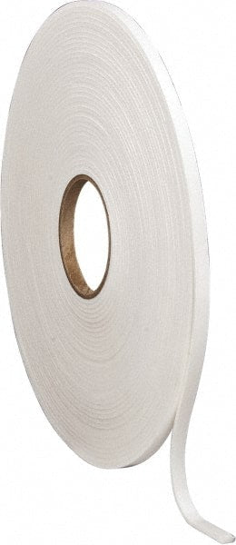 Made in USA - 50' x 3/8" x 3/16" White Polyethylene Foam Roll - Benchmark Tooling