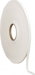 Made in USA - 50' x 3/8" x 1/4" White Polyethylene Foam Roll - Benchmark Tooling