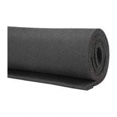 Made in USA - 36" Wide, Natural Foam Rubber Foam Sheet - 35 to 45 Durometer, Black, -40 to 160°F, Cut-to-Length - Benchmark Tooling