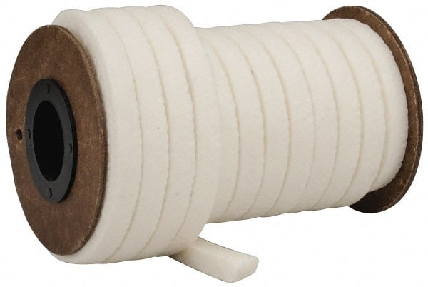Made in USA - 5/16" x 17.6' Spool Length, PTFE/Synthetic Fiber Compression Packing - Benchmark Tooling