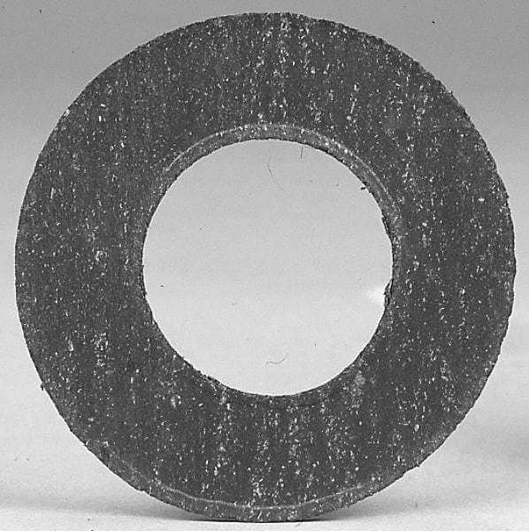 Made in USA - 10" Pipe, 10-3/4" ID x 13-3/8" OD Flange Gasket - Graphite, Silver Gray, 1/16" Thick - Benchmark Tooling
