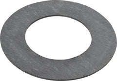 Made in USA - 1-1/2" Pipe, 1-29/32" ID x 3-3/8" OD Flange Gasket - Graphite, Silver Gray, 1/16" Thick - Benchmark Tooling