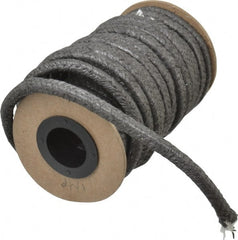 Made in USA - 1/4" x 25.6' Spool Length, Wire-Inserted Carbon Fiber Compression Packing - Benchmark Tooling