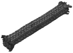 Made in USA - 1/4" x 57' Spool Length, Carbon Fiber Compression Packing - 3,500 Max psi, -450 to 1200° F, Dark Gray - Benchmark Tooling