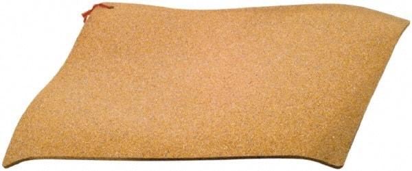 Made in USA - 36" Long x 36" Wide x 3/8" Thick, Composition Cork Sheet Gasketing - Tan - Benchmark Tooling