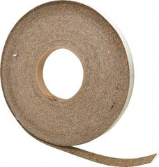 Made in USA - 3/4" Wide x 1/32" Thick, Adhesive Backed Gasketing Roll - 40 to 60 Durometer, 33 Lb per Cubic' Min Density - Benchmark Tooling