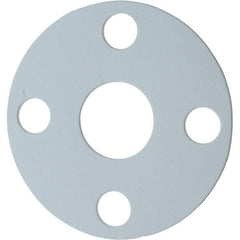 Made in USA - 1-1/4" Pipe, Flange Gasket - Gore-Tex GR, White, 1/16" Thick - Benchmark Tooling
