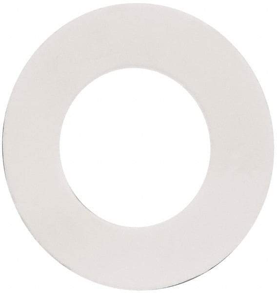 Made in USA - 1-1/2" Pipe, Flange Gasket - Gore-Tex GR, White, 1/16" Thick - Benchmark Tooling