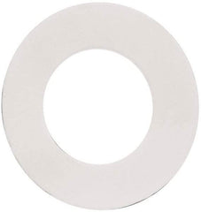 Made in USA - 1-1/2" Pipe, Flange Gasket - Gore-Tex GR, White, 1/16" Thick - Benchmark Tooling