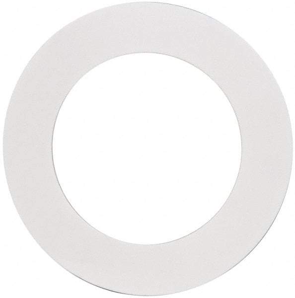 Made in USA - 3" Pipe, Flange Gasket - Gore-Tex GR, White, 1/16" Thick - Benchmark Tooling
