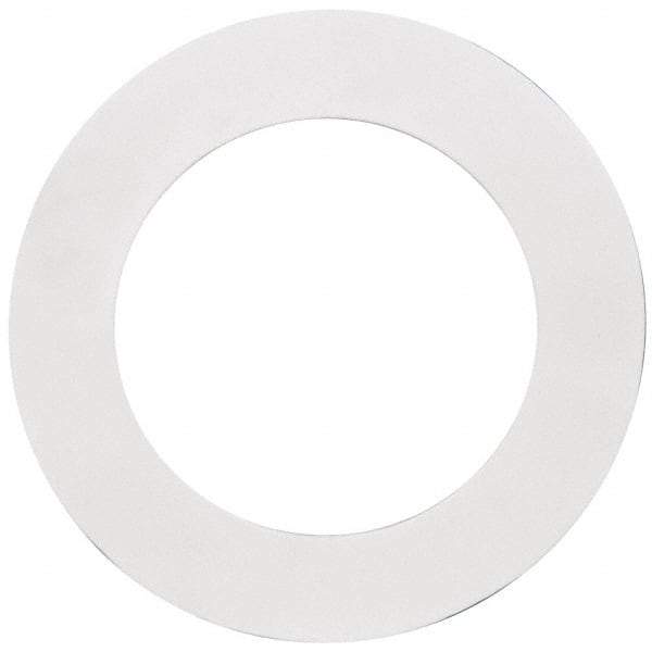 Made in USA - 4" Pipe, Flange Gasket - Gore-Tex GR, White, 1/16" Thick - Benchmark Tooling